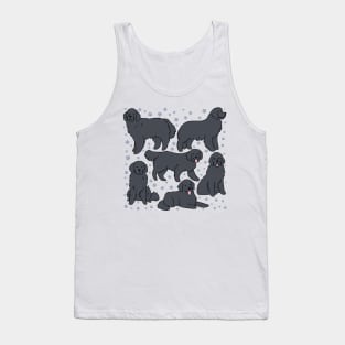 The Newfoundland dog illustration Tank Top